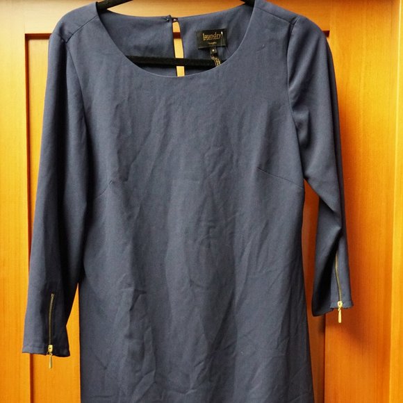 laundry by Shelli Segal Navy Classic Dress - Picture 1 of 7